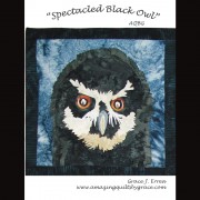 The Eyes Have It - Black Owl Quilt Pattern