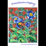 Himalayan Poppies Digital Quilt Pattern