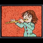Playing The Flute Quilt